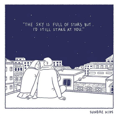 The sky is full of stars